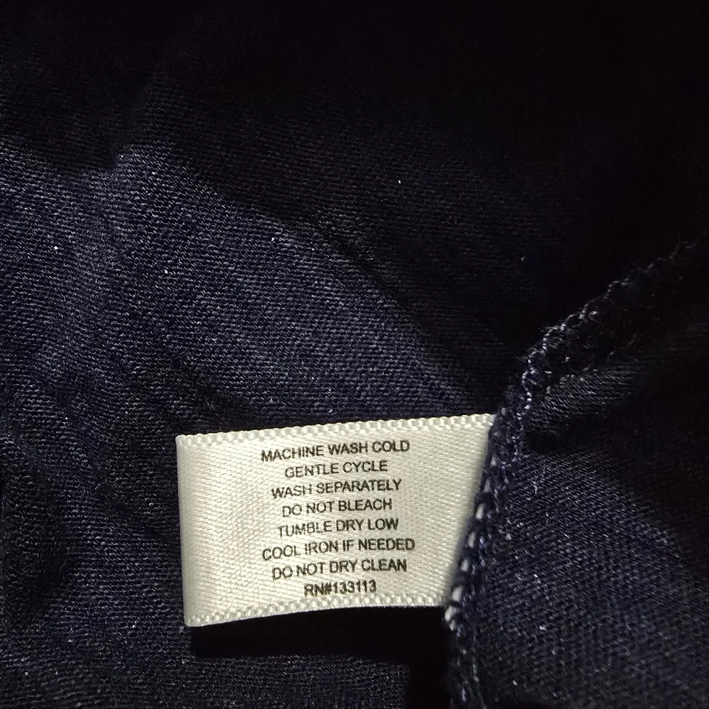 Lisa Todd Mesh On Navy Long Sleeve Cotton Top Size Small - Picture 10 of 11